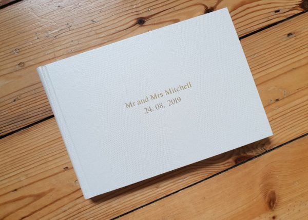 Mitchell Personalised Wedding Guest Book